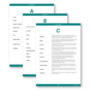 Cricut Glossary